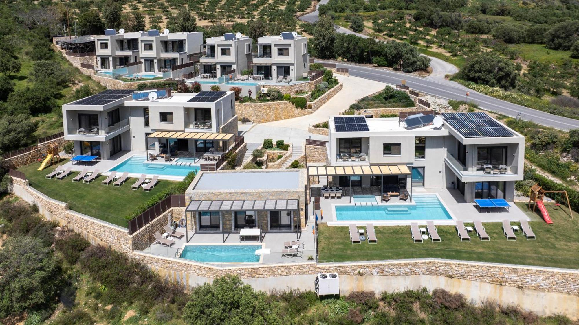 Porti Villas Aphrodite Asomatoi Luaran gambar